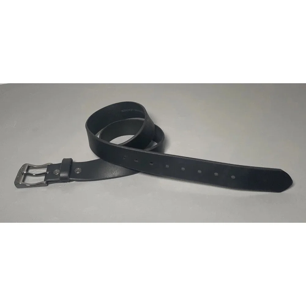 Levi Strauss Black Genuine Leather Belt‎ Men's Size 34-36